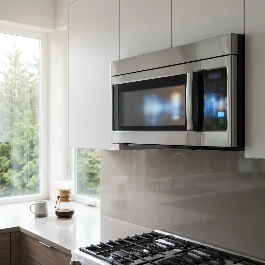 Over-the-range microwave we service in Seattle and Tacoma