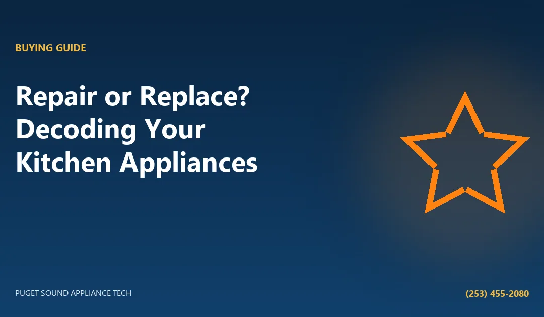 Is it Better to Repair Or Replace an Expensive Refrigerator, Stove, or Other Kitchen Appliance?